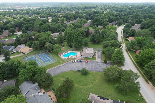 2117 E Wornall Pl, Springfield, MO 65804 - aerial overview of property's location with a pool
