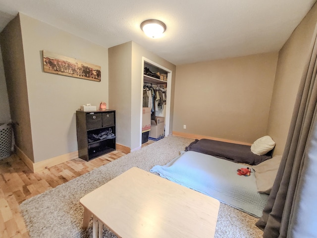 1010 Pine St, Cabool, MO 65689 - bedroom featuring wood finished floors, baseboards, and a closet