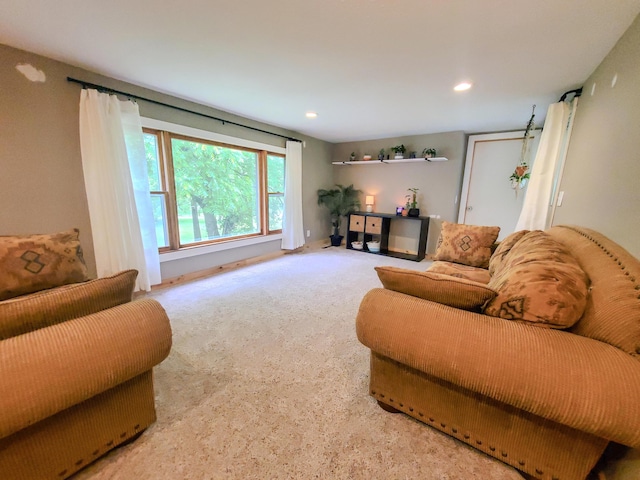 1010 Pine St, Cabool, MO 65689 - carpeted living area with recessed lighting