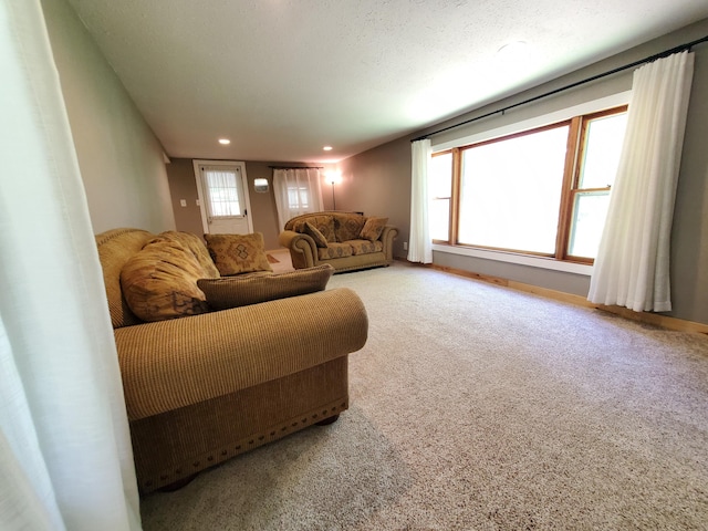 1010 Pine St, Cabool, MO 65689 - carpeted living room with recessed lighting