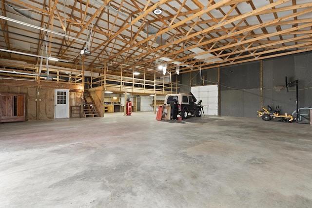 247 S Jefferson St, Walnut Grove, MO 65770 - view of garage