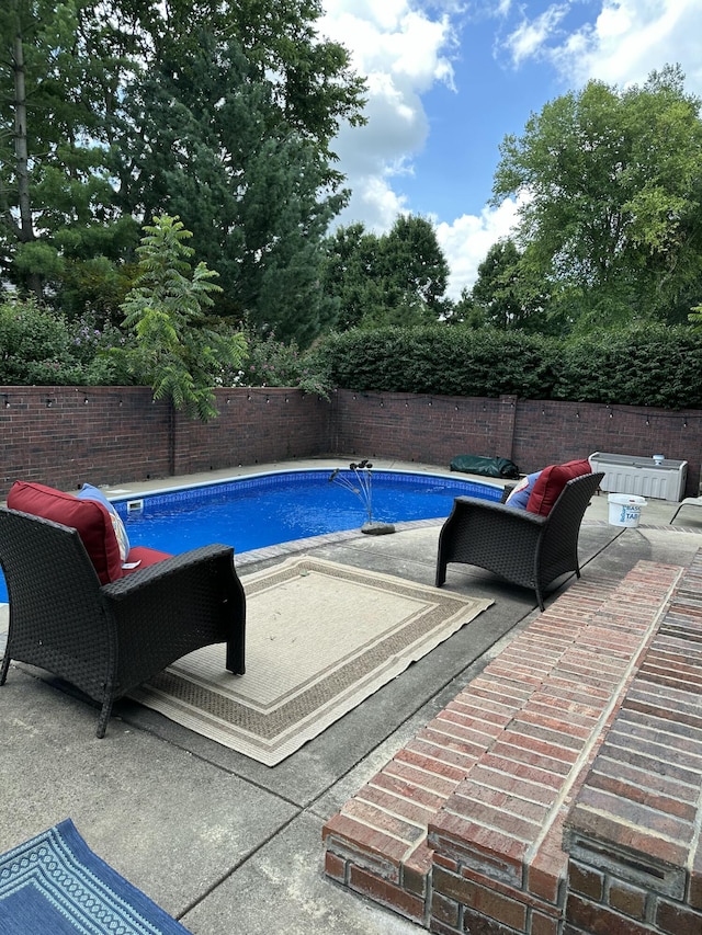 3596 E Montrose Ct, Springfield, MO 65809 - view of pool featuring a patio area and a fenced backyard