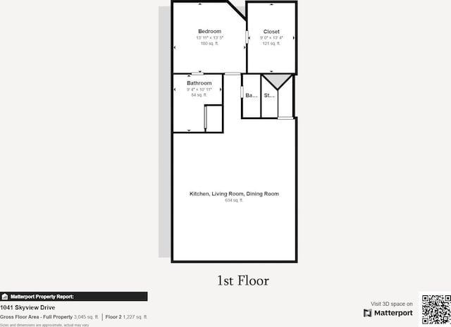 1041 Skyview Dr, Branson, MO 65616 - floor plan / room layout