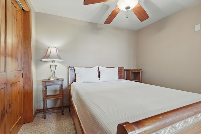 1041 Skyview Dr, Branson, MO 65616 - carpeted bedroom with ceiling fan