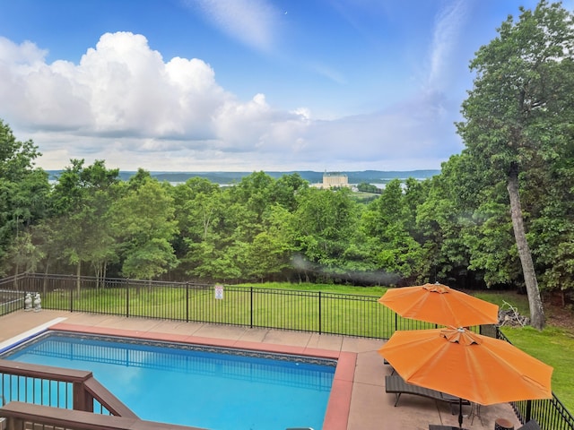 1041 Skyview Dr, Branson, MO 65616 - view of swimming pool featuring a patio area