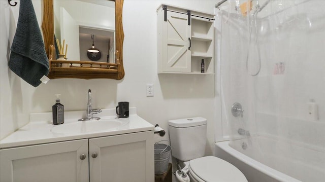 53 County Road 803a, Gainesville, MO 65655 - bathroom with toilet, shower / bath combo, and vanity