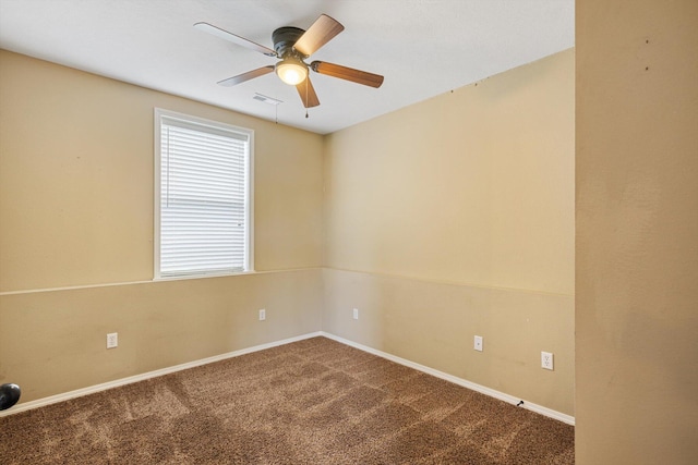 1311 Nitro Dr, Ozark, MO 65721 - carpeted spare room with healthy amount of natural light, ceiling fan, and baseboards