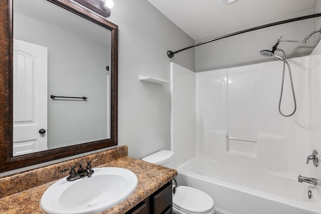 1311 Nitro Dr, Ozark, MO 65721 - full bathroom featuring toilet, vanity, and bathing tub / shower combination