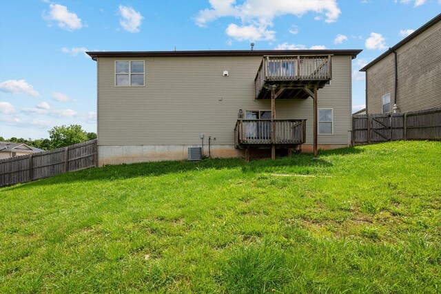 1311 Nitro Dr, Ozark, MO 65721 - rear view of property featuring a wooden deck