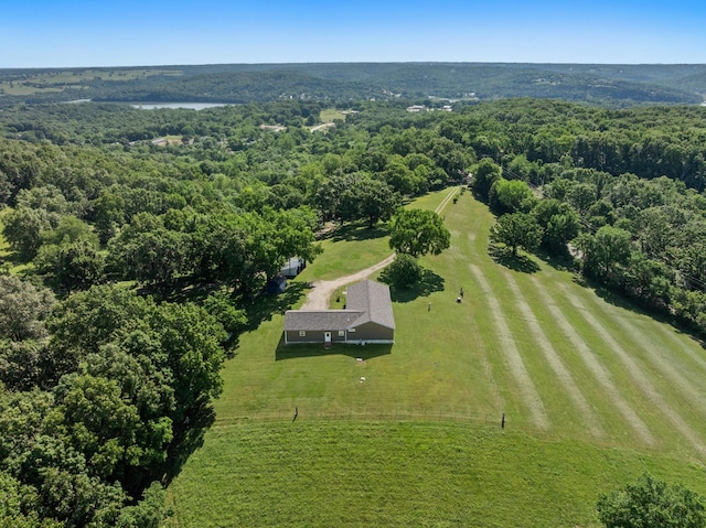 323 Shadrack Rd, Cape Fair, MO 65624 - overview of rural landscape featuring a forest