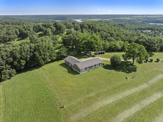 323 Shadrack Rd, Cape Fair, MO 65624 - view from above of property featuring a heavily wooded area