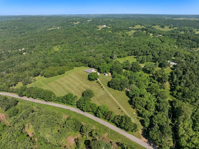 323 Shadrack Rd, Cape Fair, MO 65624 - aerial overview of property's location featuring a forest