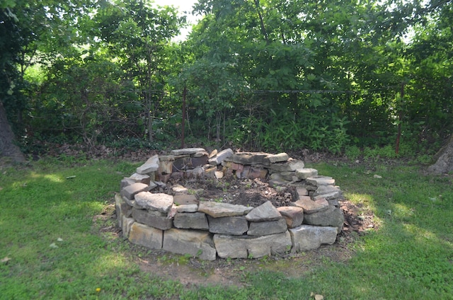 532 Holiday St, Highlandville, MO 65669 - view of yard