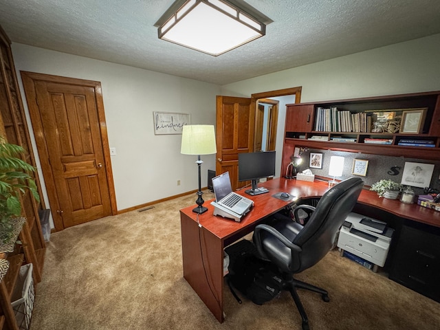5350 E Farm Road 168, Rogersville, MO 65742 - office area with light colored carpet, a textured ceiling, and baseboards