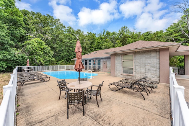 315 Rock Ridge Rd, Branson West, MO 65737 - view of pool with a patio and outdoor dining area