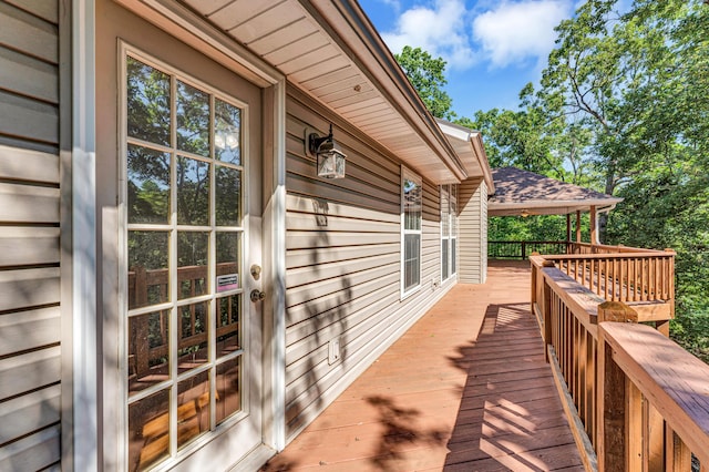 315 Rock Ridge Rd, Branson West, MO 65737 - view of wooden terrace