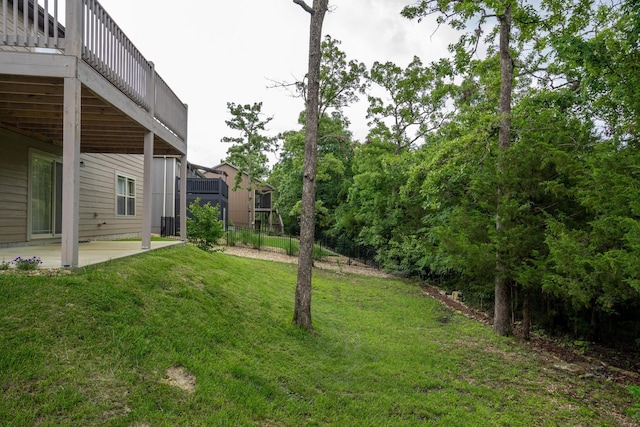 343 Cedar Glade Dr, Branson West, MO 65737 - view of yard with a patio area and a deck