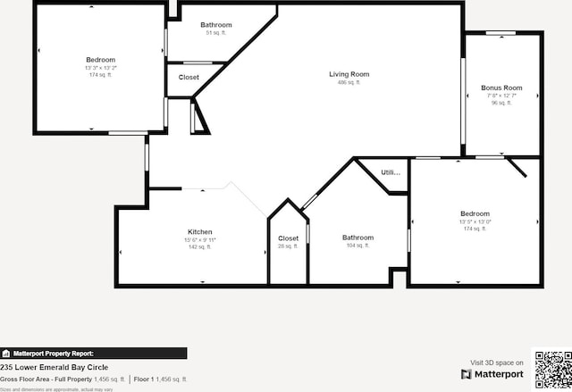 235 Lower Emerald Bay Cir Unit C-6, Hollister, MO 65672 - property floor plan