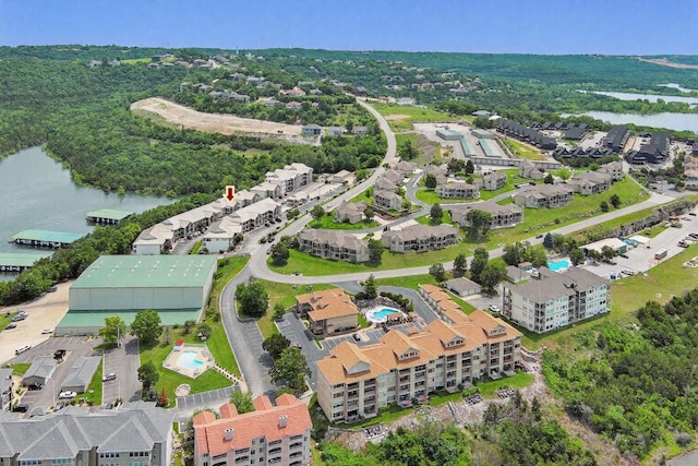 235 Lower Emerald Bay Cir Unit C-6, Hollister, MO 65672 - aerial view of a large body of water