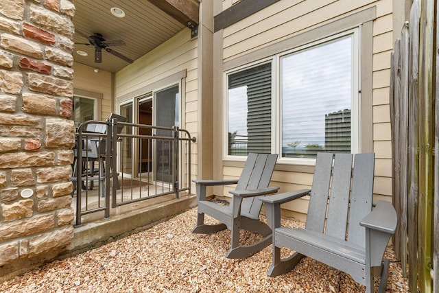 130 Royal Vista Dr Unit 601, Branson, MO 65616 - view of patio featuring a ceiling fan