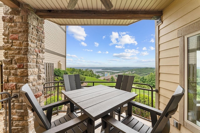 130 Royal Vista Dr Unit 601, Branson, MO 65616 - balcony with outdoor dining space