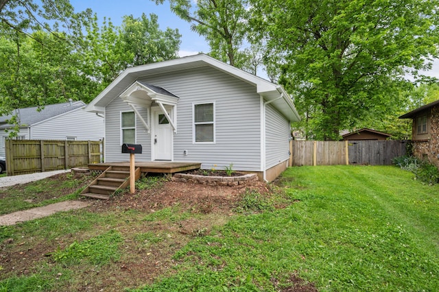 1211 S Pennsylvania Ave, Springfield, MO 65807 - view of front of house with a wooden deck