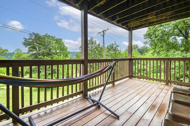 326 Country Bluff Dr, Branson, MO 65616 - view of wooden deck