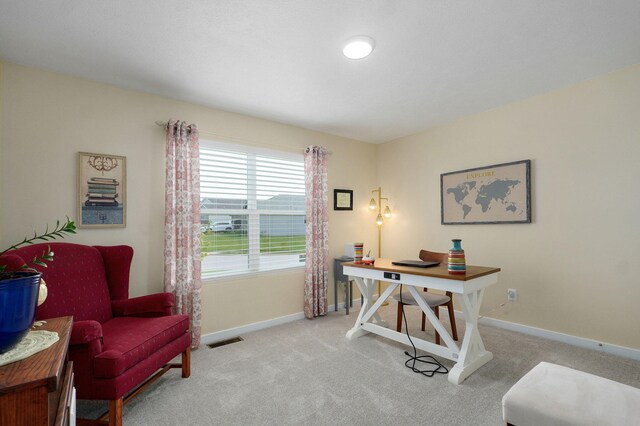 1132 E Lakota St, Nixa, MO 65714 - office area featuring carpet flooring and baseboards