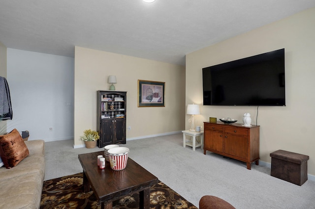 1132 E Lakota St, Nixa, MO 65714 - carpeted living room with baseboards