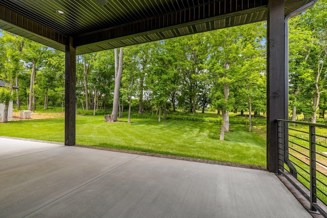 5567 E Wild Horse Dr, Springfield, MO 65802 - view of patio with view of scattered trees