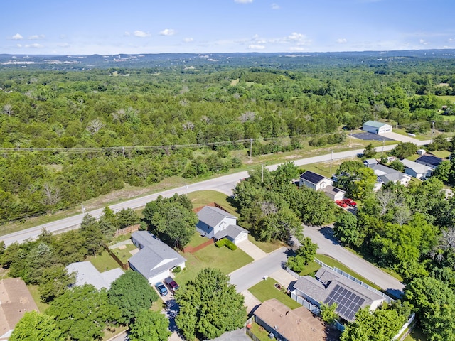 120 Deer Run Rd, Branson, MO 65616 - aerial view of residential area with a forest