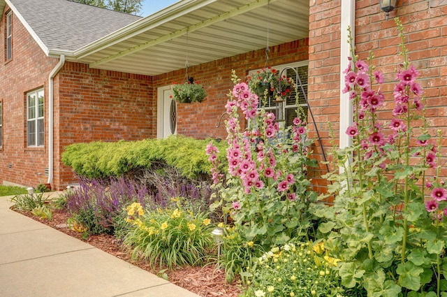 5473 N State Highway 125, Strafford, MO 65757 - entrance to property featuring roof with shingles and brick siding