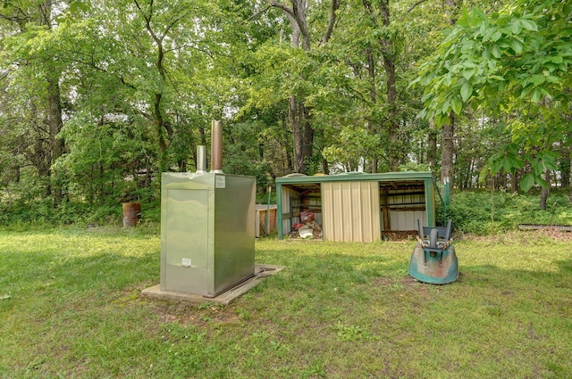 5473 N State Highway 125, Strafford, MO 65757 - view of green lawn with a pole building and an outbuilding