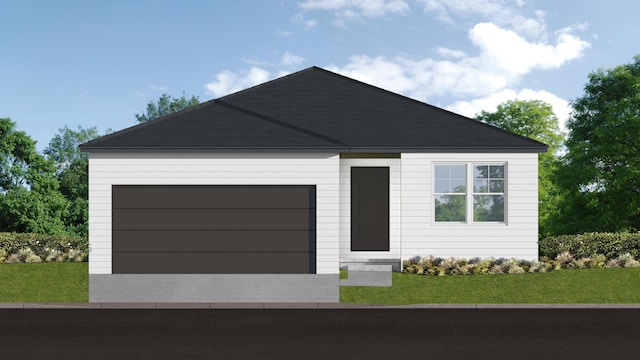 774 Bent Tree Ave, Willard, MO 65781 - view of front of house with a front lawn, an attached garage, and roof with shingles