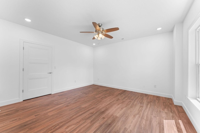 680 Highpoints Rdg, Branson, MO 65616 - spare room featuring light wood-style floors, ceiling fan, baseboards, and recessed lighting