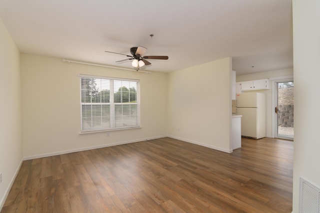 118 Vixen Cir Unit D, Branson, MO 65616 - unfurnished room with a ceiling fan, wood finished floors, and baseboards