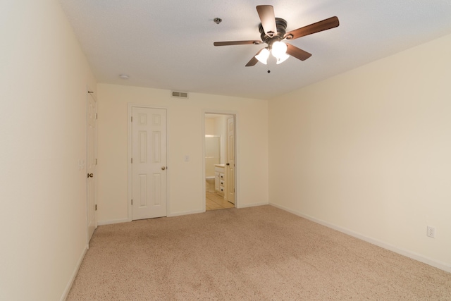118 Vixen Cir Unit D, Branson, MO 65616 - empty room with light colored carpet, a ceiling fan, and baseboards
