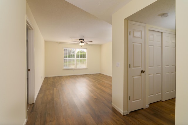 118 Vixen Cir Unit D, Branson, MO 65616 - spare room featuring wood finished floors, ceiling fan, baseboards, and a smoke detector