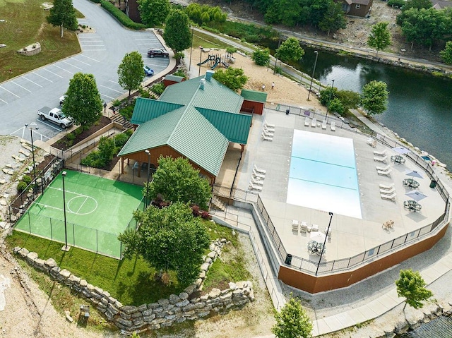 41 Stepping Stone Way Unit 55, Branson West, MO 65737 - aerial view of property and surrounding area with a nearby body of water