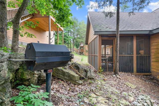 41 Stepping Stone Way Unit 55, Branson West, MO 65737 - view of yard featuring a sunroom
