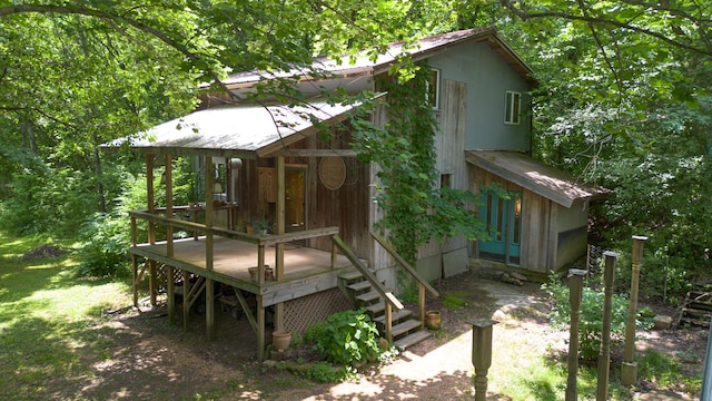 12234 Co Rd Unit 76-269, Ava, MO 65608 - view of front of house featuring a deck