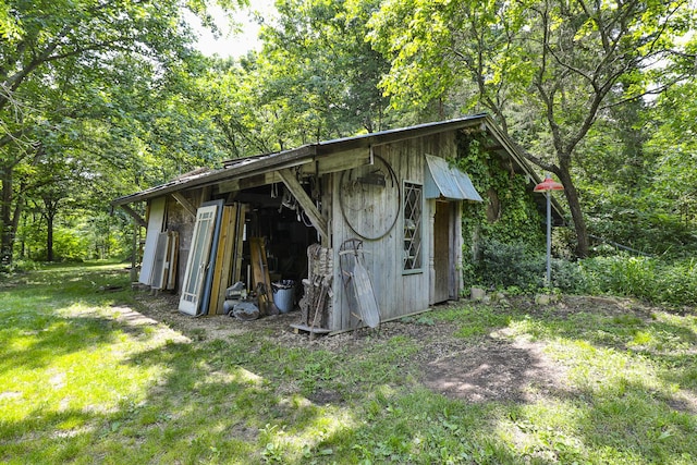 12234 Co Rd Unit 76-269, Ava, MO 65608 - view of shed featuring a view of trees