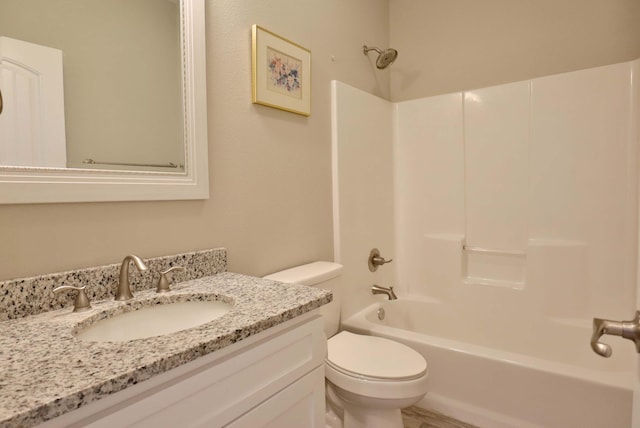 1189 N Cedar Ridge Ave, Springfield, MO 65802 - full bath featuring toilet, vanity, and shower / washtub combination
