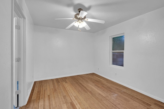 875-883 State Route T, West Plains, MO 65775 - spare room with light wood-style floors, a ceiling fan, and baseboards
