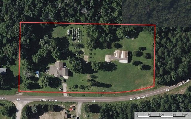 875-883 State Route T, West Plains, MO 65775 - map / location with property parcel outlined