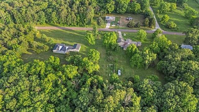 875-883 State Route T, West Plains, MO 65775 - aerial overview of property's location with a heavily wooded area