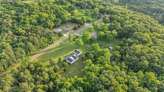 875-883 State Route T, West Plains, MO 65775 - aerial overview of property's location with a heavily wooded area