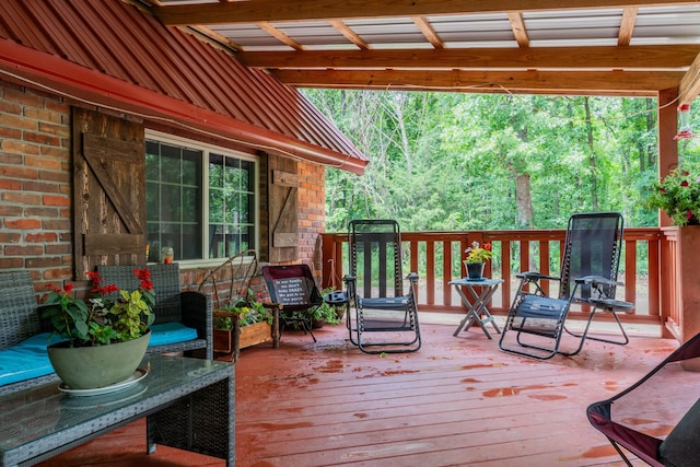1501 NE 775th Rd, Osceola, MO 64776 - view of wooden terrace