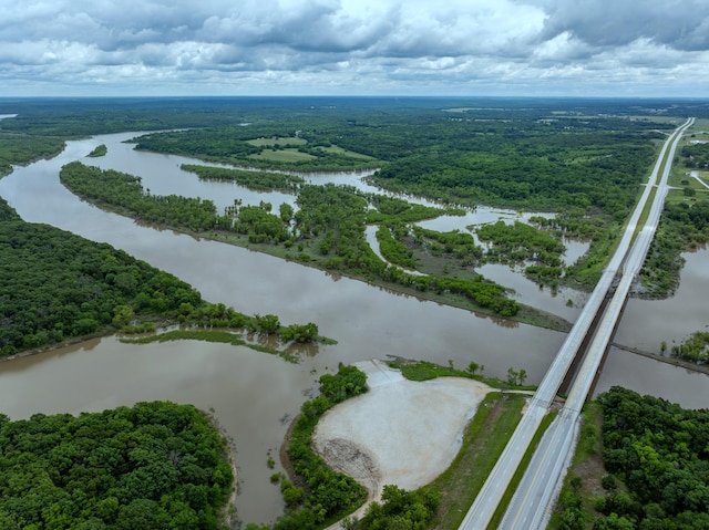 1501 NE 775th Rd, Osceola, MO 64776 - drone / aerial view of a forest and a large body of water