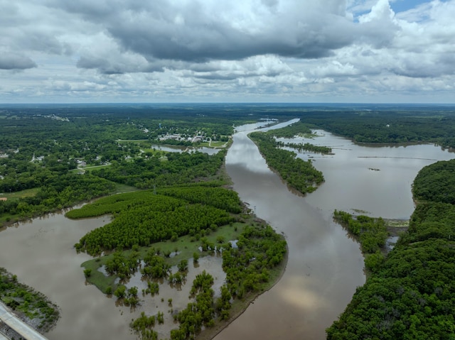 1501 NE 775th Rd, Osceola, MO 64776 - aerial view of a large body of water and a forest